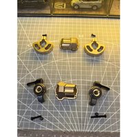 Brass Weight Upgrade Set for RGT EX86160 1:10 LC79 RC Crawler Wheel & Axle Weights, Bridge Covers, Steering Hubs RC Car Upgrade