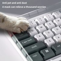 NEW SALE 78/108 Keys Acrylic Transparent Dust-Proof Keyboard Case Mechanical Keyboard Dust Cover For E-Sports Computer Gamer