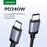 UGREEN PD3.1 240W USB C To USB C Cable Fast Charging 5A for Laptop MacBook Pro Air iPhone 17 Xiaomi Samsung 480Mbps Type C Cord