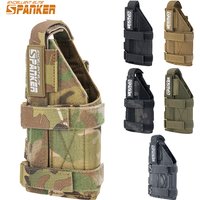 Kabura taktyczna na pistolet leworęczna, futerał na pistolet Glock, regulowana kabura na pistolet Glock 17, ładownica na magazynek, akcesoria myśliwskie.