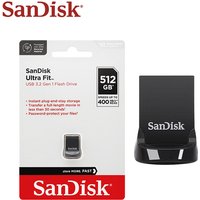 SanDisk Ultra Fit CZ430 USB3.2 Gen1 Flash Drive 16GB 32GB 64GB Pen Drive 128GB 256GB 512GB Read Speed up to400MB/s U Disk For PC