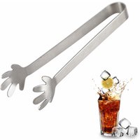 Stainless Steel Ice Tongs Portable Coffee Sugar Cubes Mini Serving Tongs BBQ Meat Tong Macaron Food Clamp for Coffee Bar Party