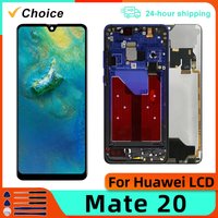 6.53" For Huawei Mate 20 LCD Display Touch Screen Digitizer With Frame For Huawei HMA-L09 HMA-L29 HMA-AL00 Replacement Parts