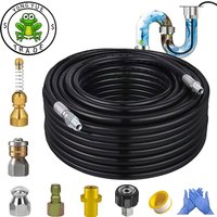 High Pressure Sewer Drainage Cleaning Hose, Pipeline Cleaning Kit, High-Pressure Karcher Nozzle, For Karcher K2K3K4K5K6K7