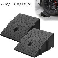 Plastic Curb Threshold Ramp, Free Splicing Anti Slip Car Slope Ramp Heavy Duty Driveway Curb Ramp for Car Wheel Access Garage