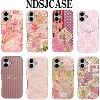Luxury Clmj Blessed Mocha Phone Case for iPhone 17 17e 16e 16 15 14 13 12 11 X XS XR XSMAX Air Pro Max Plus Double-layer