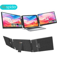 14 inch FHD IPS LCD Dual Portable Gaming Monitor Backlit Dual Triple Screen Extender High Definition for Enhanced Productivity