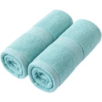 1/2/4pcs 50x100cm Blue Bathroom Cotton Towels Sets Home Bath Towels Face Towel Thick Absorbent Luxury Bathroom Gift Sport Towels