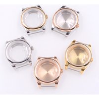 36MM/40MM Sapphire Glass Watch Case Fit NH34 NH35Amovement NH36Amovement PT5000 ETA2824 2836 Miyota 8215 8205 Silver/Rose Gold