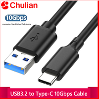 USB3.2 10Gbps Cable USB Type A to USB C 3.1/3.2 Gen2 Cable Data Transfer USB C SSD Hard Disk Cable 3A 60W QC 3.0 Fast Charging