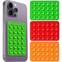 1PC Lazy Bracket Backed Adhesive Sucker Pad For Fixed Pad Double Side Silicone Suction Pad For Mobile Phone Fixture Suction Cup