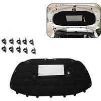 Front Hood Engine Sound Insulation Pad Cotton Soundproof Cover Thermal Heat Insulation Pad Mat For Volkswagen VW POLO 2011-2019