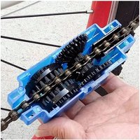 Portable MTB Chain Cleaner Kit - Quick Clean Bike Chains for Cyclists & Mountain Bikers | Outdoor Riding Maintenance Tool Gift