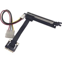 3.0 PCIe Riser Card 1x to 16x Adapter No Need USB with Power Cable PCI-E x1 x16 GPU Riser Adapter for Add On Cards Computer