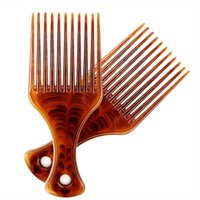 1pc/2pcs Oil Comb Hair Big Tooth Comb Men's Big Back Hair Styling Comb Fork Pick Hair Salon