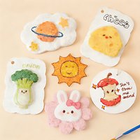 20/50pcs Foam Texture Pinching Fun New Handmade DIY Pinch Painting Children Watercolor 3D Art Drawing Sponge Wood Pulp Paper