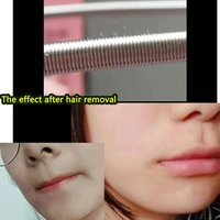 New Women Epilator Mini Facial Hair Remover Safe Handheld Spring Threading Face Defeatherer