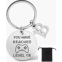 18th Birthday Gifts Keyring Keychain Best Friend Birthday Present for 16 Year Old Boy Girl