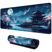 Sakura Scenery Mouse Pad Large Anti-Slip Rubber Gaming MousePad Durable Desk Pad Thick Seam Edge Suitable for Office and Gaming