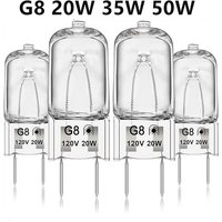 10PCS G8 20W 35W 50W LED Inserted Beads Crystal Lamp Eco Halogen Light Bulbs Energy Efficient Replacement for Halogen Bulb