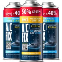 skSet of 3X R134A Refrigerant for Air Conditioning Recharge in Cars, Oil, Sealant, Thread in a Multi-Use Can, Independent Car Air Conditioning Service, for Cars Produced Between 1994-2016, Effective