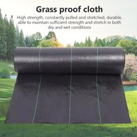 Garden Landscape Fabric Weed Membrane Agricultural Anti Grass Cloth Farm Weed Barrier Mat Plastic PE Mulch Thicker Orchard Cover