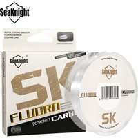SeaKnight SK- Bass Leader-Line Fluorocarbon Line Pink Line 50M/100M 0.8#-30.0# 100LB Carbon Line Flying Fishing Leader Line