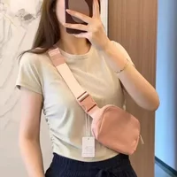 Lemon Everywhere Belt Bag Fitness Waist Outdoor Sports Fanny Pack Zip Oxford For Fashion Leisure Yoga Running Bum Bags