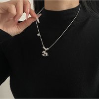Vnox Metal Pony Horse Pendant Necklaces for Women Girls, Adjustable Long Silver Color Sweater Chain Gifts Jewelry Accessories