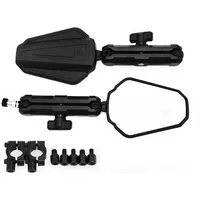 AliExpress NONE Universal Motorcycle Mirrors Angle FANTIC MV ZERO KYMCO Adjustable Folding Handlebar Side Mirror Adventure Dirt Street Bike ATV