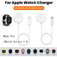 New USB Type C Magnetic Wireless Charger For Apple IWatch 1/ 2/3/4/5/6/7/8/9 Series2-11 Uitra 1/2 Portable Fast Charging Station
