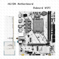 JGINYUE H610M Motherboard Onboard WIFI Support 12/13/14th Intel CPU DDR4 Dual Channel with 9560NGW WIFI Giming Motherboard