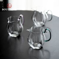 Creative Petal Tea Pitcher Cha Hai Heat Resistant Glass Cup Tea Sea Ceremony Japanese Drinkware Sea Teacup Ceremony Chhai Cup