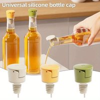 Oil Bottle Stopper Cap Food Grade Plastic Gravity Sensor Seasoning Pour Oil Nozzle Leak-Proof Plug Liquor Dispenser Kitchen Tool