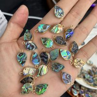 5pcs/set 10x14mm Teardrop-Shaped Abalone Shell Pendants Charms for Jewelry Making DIY Necklace Earrings Accessories Wholesale