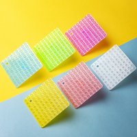 Portable Plastic Vegetable Clean Brush 9cm Potato Finger-cot Brush Carrot Kitchen Gadget Crevice Brush Cleaning Accessories