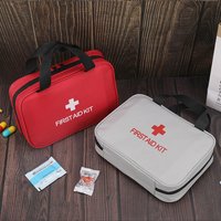 Outdoor First-Aid Kit Large Capacity Handheld Portable Family Medicine Bag with Medication Tools Medical Case Student Emergency