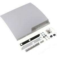 1set Replacement Complete Housing Shell Case Cover For PS3 Slim 2000 2500 Console Cover Case Black White