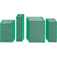 20pcs PCB Prototype Board Circuit Protoboard Universal Stripboard Prototyping Veroboard 2X8 3X7 4X6 5X7cm 5Pcs Each Mixed Double