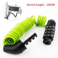 AliExpress NONE 4 Digit Combination Code Bicycle Lock Steel Cable Security Password Cycling Bike Bike Helmet Lock Portable Cable Backpack Lock