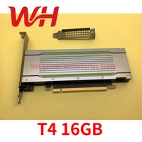 for NVIDIA Tesla T4 16GB GDDR6 PCIE Turing GPU Accelerator Card CUDA Graphics Card with both brackets for AI Deep Learning