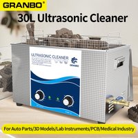30L Ultrasonic Cleaner with Heated Washing 600W 720W 900W Ultrasonic Cleaning Machine Auto Parts Laboratory Bath Washer