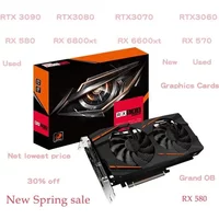 New Used Graphics Cards RTX 3090 3080 3070 3060 GTX 1660S RX 580 8GB RX 6600 xt RTX 3090 Graphics Card