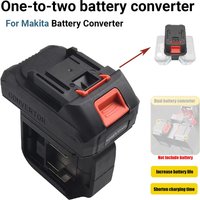 For Makita Battery Converter 2 in 1 Power Tool Battery Adapter Double The Battery Capacity Suitable For Impact Drills & Wrenches