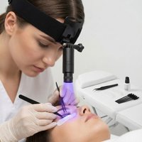 UV Headlight for Lash Curing Lamp 5W Uv Glue Fast Cure Eyelash Extension Handfree Ultraviolet Headlamp