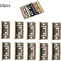 10pcs/set 38 x 21mm Vintage Metal Hinge Door Hinges Furniture Hinges Hardware DIY Crafts Tool for Jewelry Box / Wooden Box