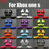 JCD 1Set For Xbox One S Slim ControllerTrigger Buttons LT RT LB RB Button Bumper Replacement Trigger Parts Repair Accessory