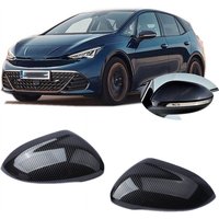 for Seat Cupra Born K11 2021 2022 2023 2024 e-boost Carbon Fiber Hydro-dipped Side Rear View Mirror Cover Tuning Accessories