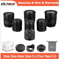 VILTROX 23mm 33mm 56mm 13mm F1.4 27mm 75mm F1.2 APS-C Camera Lens For Sony E Fujifilm X Nikon Z Mount Lens Auto Focus