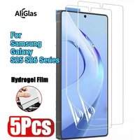 5pcs High Definition Hydrogel Film for Samsung Galaxy S26 S25 Ultra S26 S25 Plus S25FE S25 S26 Edge S26Pro Screen Protector Film